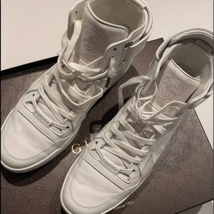 Gucci High Top Great White with box